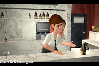 animate your 3d characters for TV, film or games