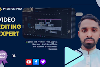 professionally edit videos for business, ads, and social media