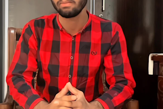 be your promo male indian ugc creator or natural video  spokesperson