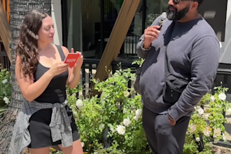 create street style interview content