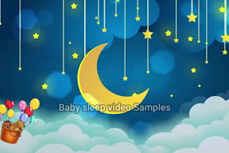 create lullaby, baby sleep music videos for your youtube
