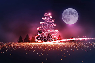 make a beautiful christmas greeting video