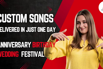 custom songs with personalised lyrics for your loved onces and special ocassions