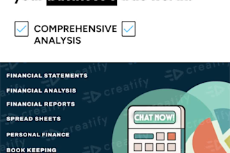 do accounting, finance, reporting, analysis and spreadsheets