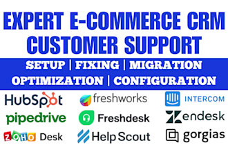 setup zendesk hubspot gorgias fresh desk intercom pipedrive zoho commslayer crm