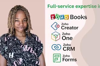do zoho one, zoho crm, zoho books, zoho campaigns sites, zoho creator and mail