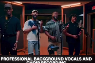 record gospel choir or background vocals for your song