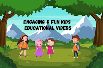create kids educational videos for youtube automation