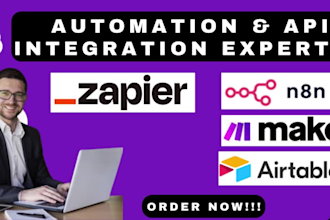 zapier integration api and make automation expert for airtable chatgpt n8n