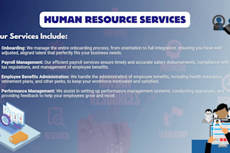 offer, SEO, trucking dispatch, medical billing, finance, HR