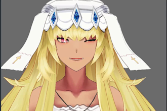 design and redesign 3d character model,vrchat avatar,3d vtuber anime,3d world
