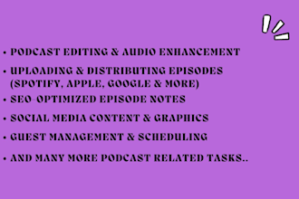 be your podcast virtual assistant