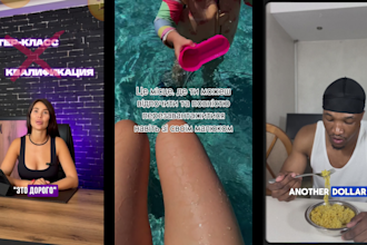 do video editing for your instagram reels, tiktok videos, and youtube shorts
