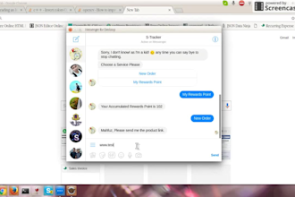create a chat bot for your facebook page or website