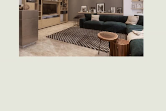 create a stylish interior mood board and 3d
