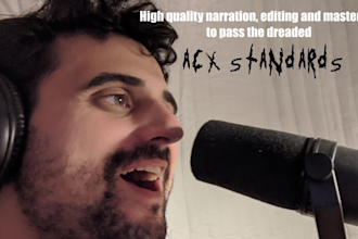 record and edit your audiobook to audible acx standards