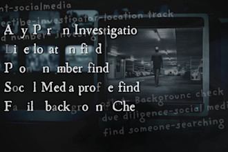 find someone osint due diligence background check private detective any person