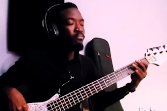 record groovy and soulful live bass for your tracks