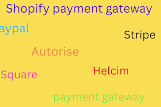 integrate paypal stripe and shopify payment to your website
