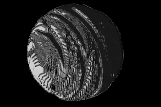 create a custom loop visual using randomness and abstraction