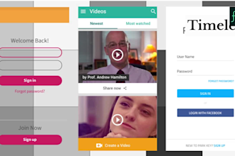 design UI UX mobile app with a prototype in figma for you
