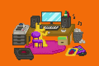 create a pixel art character
