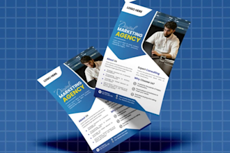 design professional flyer, poster and food menu design