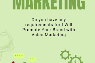promote your brand with video marketing and content creation