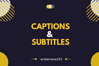 add captions and subtitles on a video