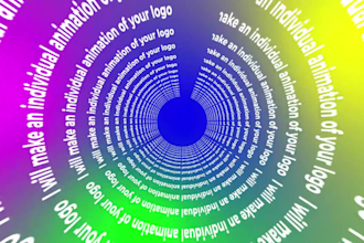 make you a logo animation according to your desires and edit any template
