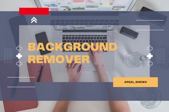remove background your pictures, resize and crop your images
