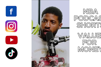 edit sports podcast shorts youtube insta reels tiktok