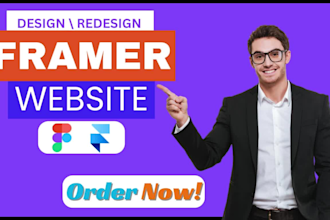 fix framer website, edit framer or update framer template, figma to framer