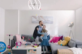 add logo and text in happy short funny video