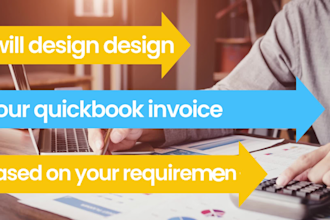 create and design desktop quickbooks and custom invoice templates