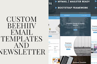 design beehiiv newsletter mailchimp email template beehiiv landing page setup