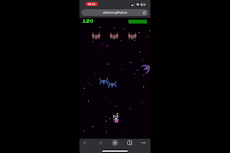 create a simple browser game using html canvas javascript react native