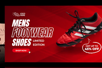 create website banners ,shopify banners and web sliders