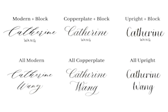 make printable calligraphy table place cards