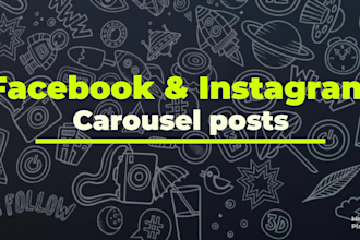 design carousel post for instagram