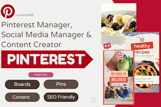 create viral pins and boards, seo as a pinterest marketing manager
