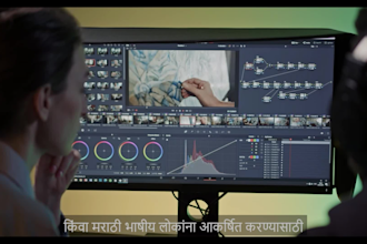 create video subtitles for hindi marathi and english