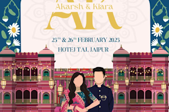 create an amazing wedding invitation