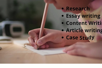 professional essay, article, research and summary writing