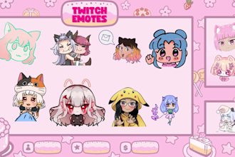 custom animated emotes that reflect your twitch brand