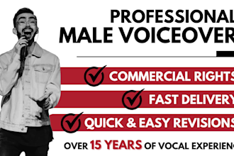voice act for your story, character, podcast or narration