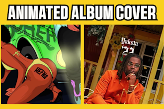 design and animate your album cover art