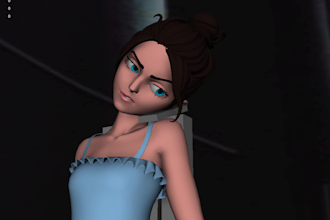 create 3d character modeling for animation