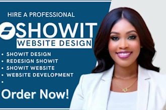 update showit website, design and redesign, showit website and development