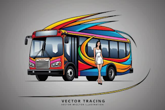 do vector tracing adobe illustrator logo art  image illustration
